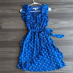 Forever 21 Blue Polka Dot Dress